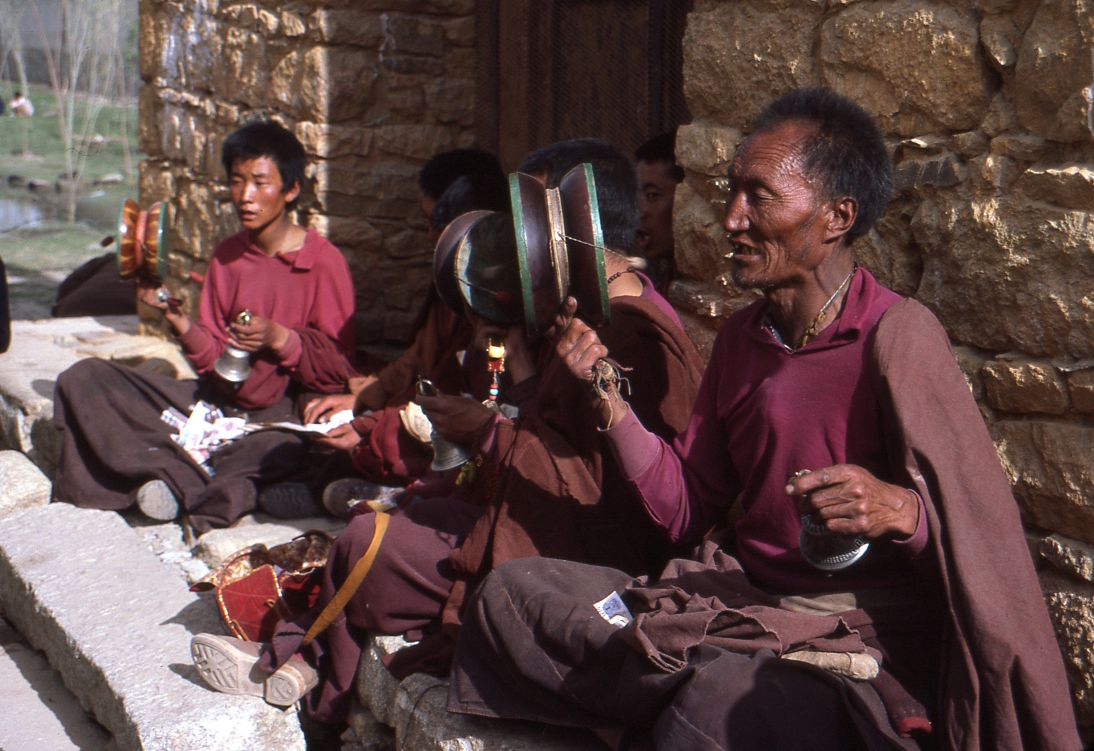 Monks at the Potala Palace