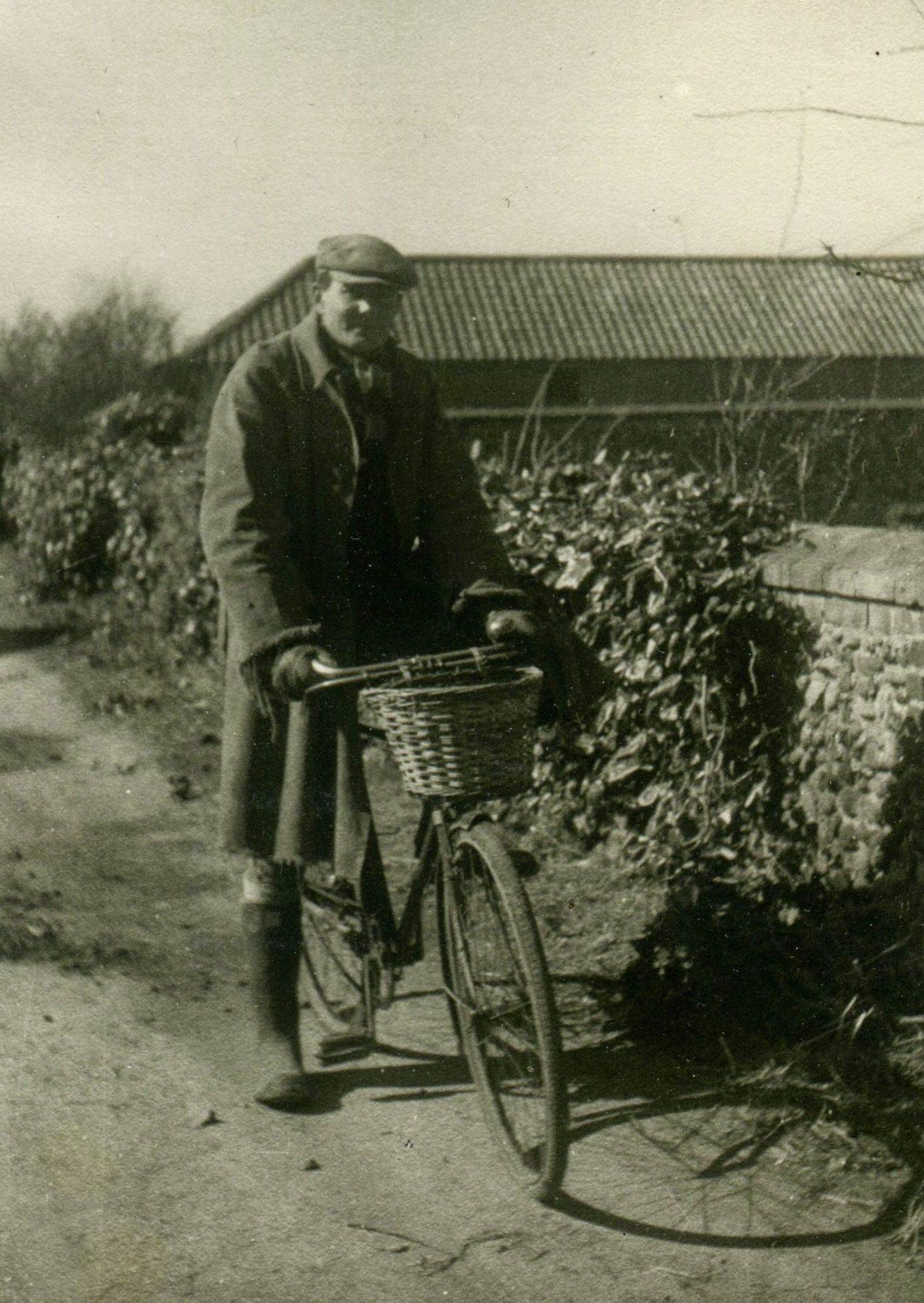Thomas on bicycle Old Hall Farm